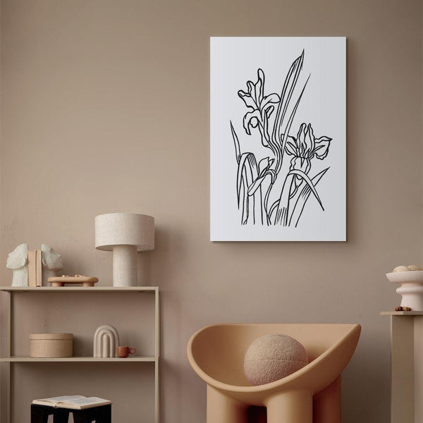 Quadro - Love Irises (1 Part) Vertical