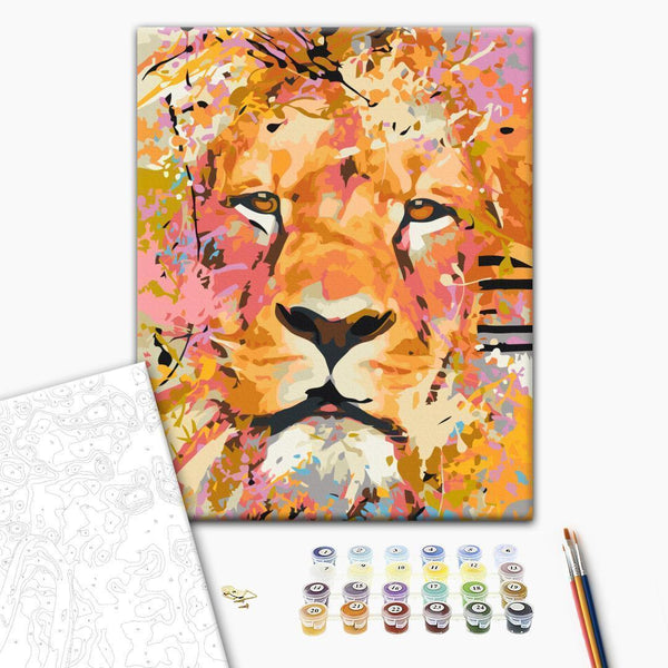 Quadro fai da te - Watchful Lion