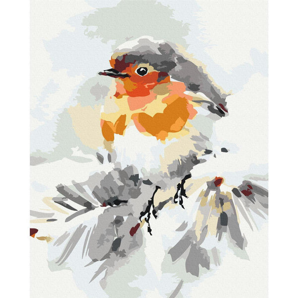 Quadro fai da te - Bird on the Christmas Tree