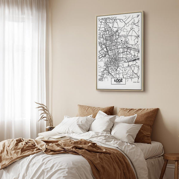 Quadro - City Plan: Lodz (1 Part) Vertical