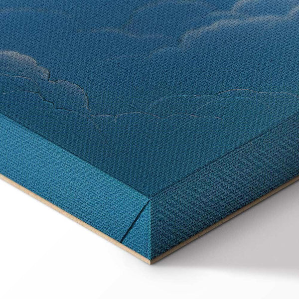 Quadro - Blue Sky Breaking Through White Fluffy Clouds