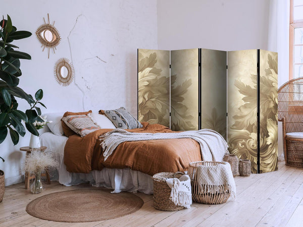 Paravento - Carved Baroque Ornaments - Rich Composition in Sepia Colors