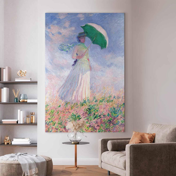 Quadro XXL - Claude Monet – Woman with a Parasol, facing right