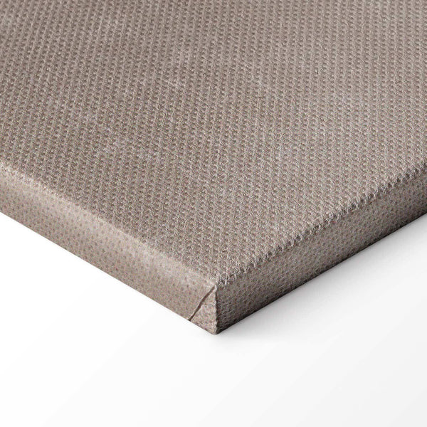 Quadro - Crane dance – bright silhouettes of birds against a warm grey background with texture