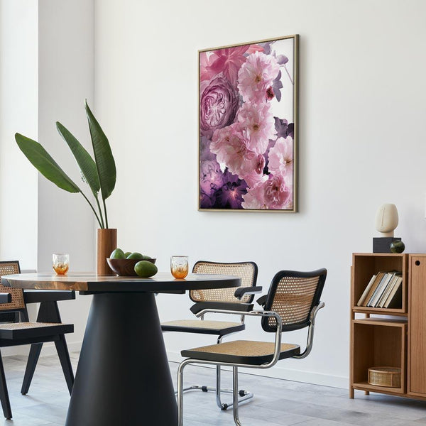 Quadro - Garden of Floral Scents (1-part) - Nature in Shades of Pink