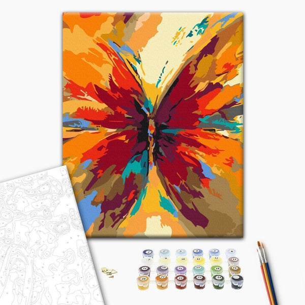 Quadro fai da te - Multicolored Butterfly