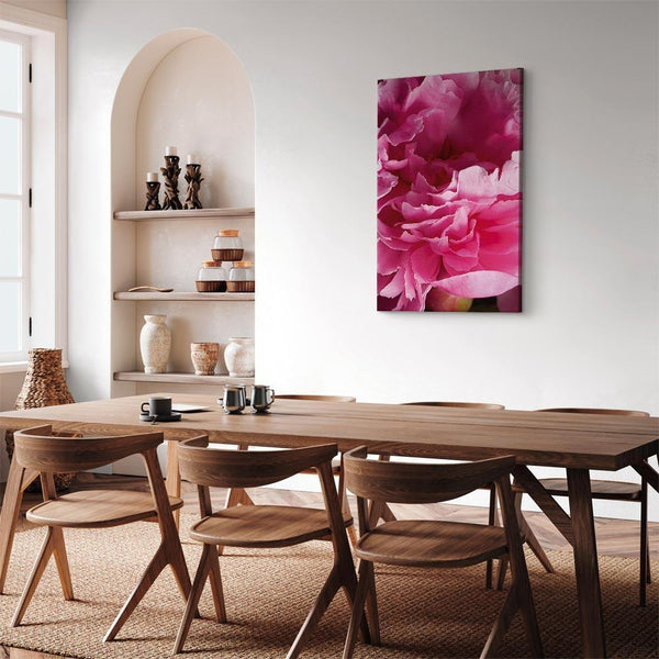 Quadro - Blossom of Beauty (1-part) - Pink Peony Flower Embraced by Nature