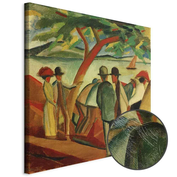 Quadro - August Macke – Spaziergänger am See