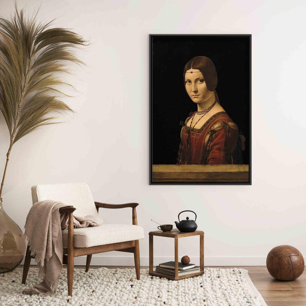 Quadro - Leonardo da Vinci – Beautiful Ferronière