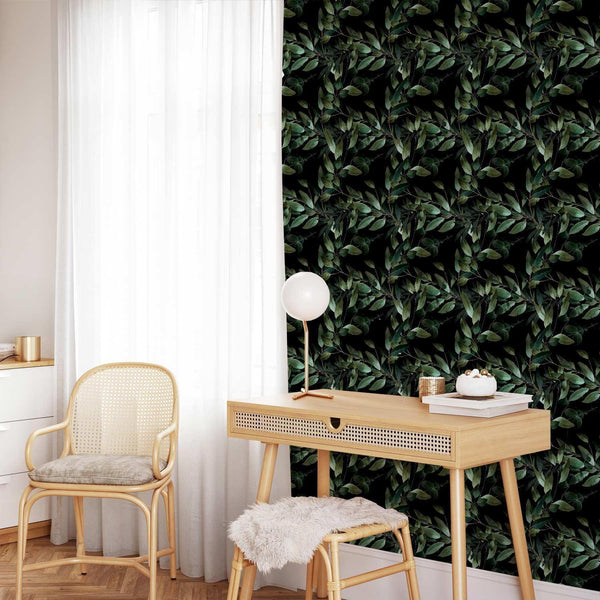 Tappezzeria murale - Winged Green