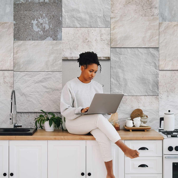 Carta da parati - Trittico di pietra