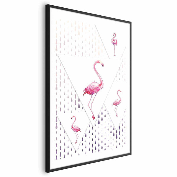 Poster - Flamingo Family