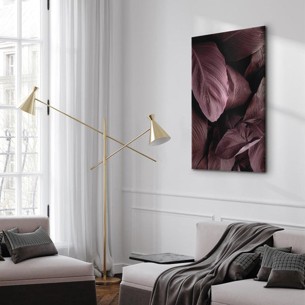 Quadro - Velvet Leaves (1 Part) Vertical