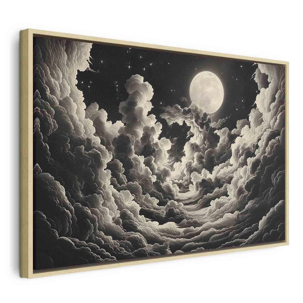Quadro - Moon and Stars Singing Among the Great Clouds
