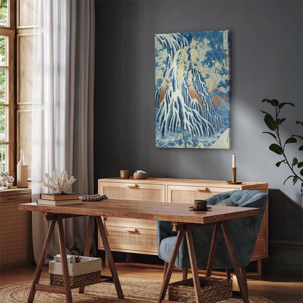 Quadro - Hokusai Katsushika – Kirifuri Fall on Kurokami Mount