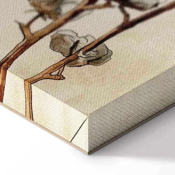 Quadro - Cotton Branches (1 Part) Vertical
