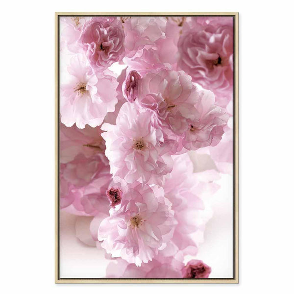 Quadro - Flowery Glamour (1-part) - Flower Petals in Shades of Pink