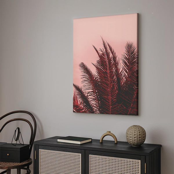 Quadro - Palm Trees at Sunset (1 Part) Vertical