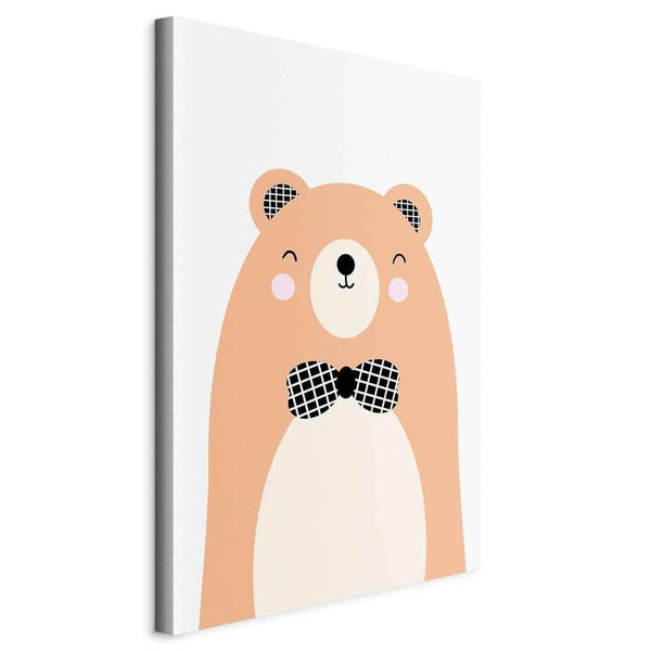 Quadro - Teddy Bear in Bow Tie (1 Part) Vertical