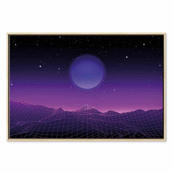 Quadro - Futuristic landscape 2 (1 Part) Wide