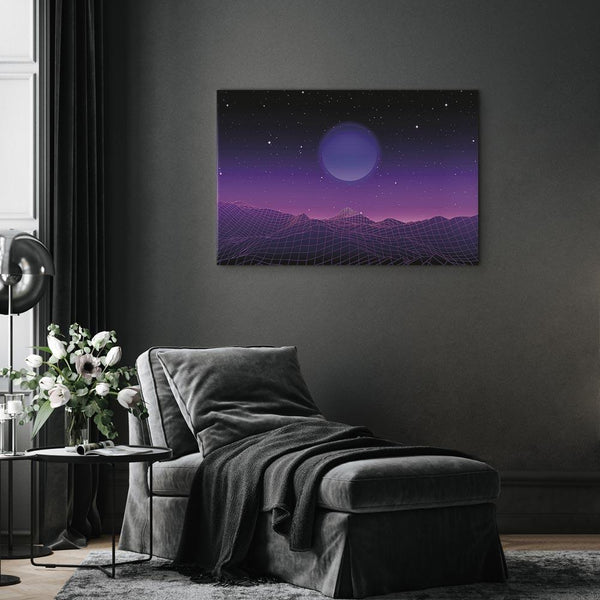 Quadro - Futuristic landscape 2 (1 Part) Wide