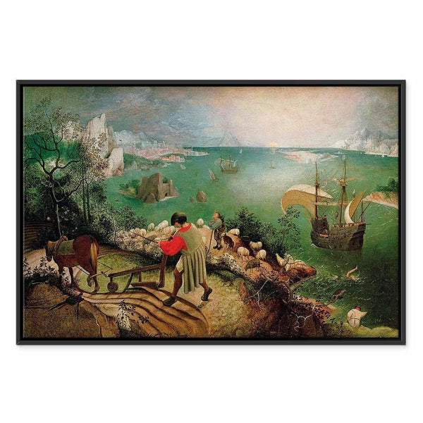 Quadro - Pieter Bruegel the Elder – Landscape with the Fall of Icarus