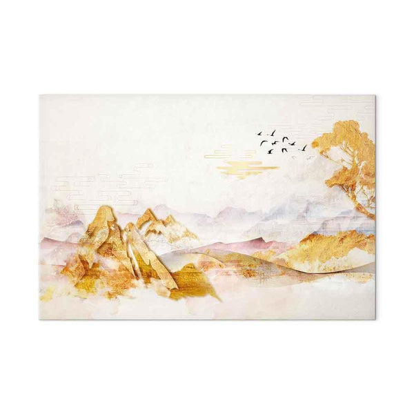 Quadro - Golden Mountains (1 Part) Wide