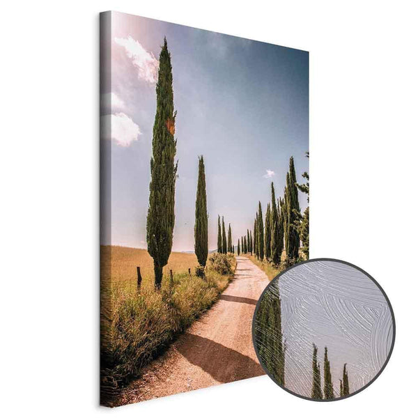 Quadro - Italian cypresses (1 Part) Vertical