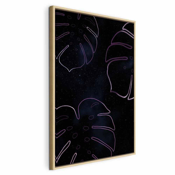Quadro - Galactic Monstera (1 Part) Vertical