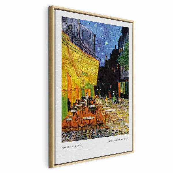 Quadro - Cafe at Night (1 Part) Vertical