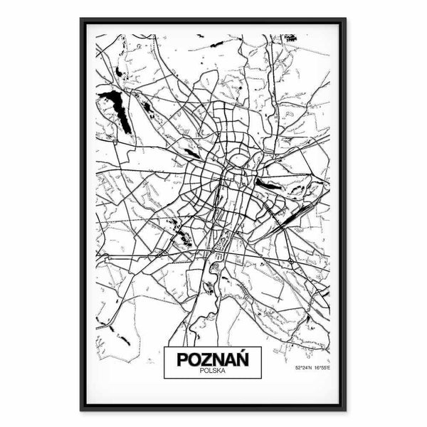 Quadro - City Plan: Poznan (1 Part) Vertical