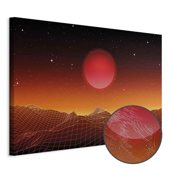 Quadro - Futuristic landscape (1 Part) Wide