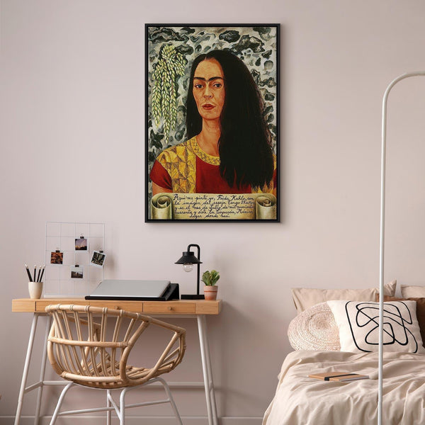 Quadro - Frida Kahlo – Self-Portrait with Loose Hair