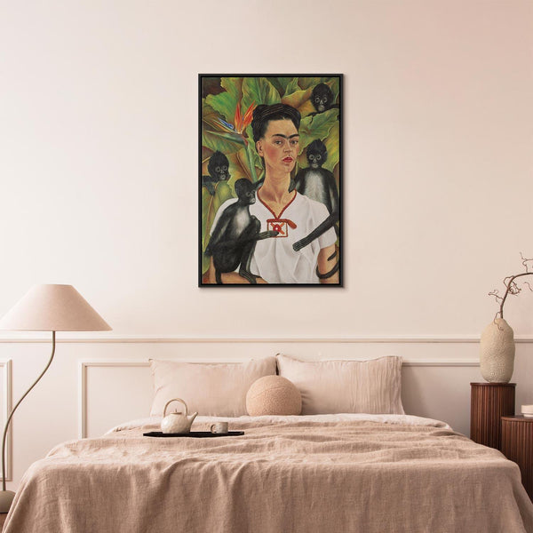 Quadro - Frida Kahlo – Self-Portrait with Monkeys