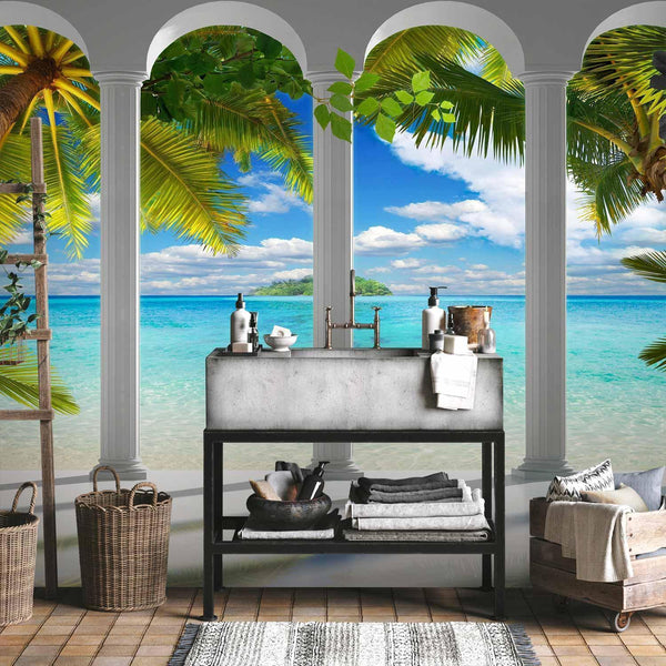 Carta da parati - Sea behind Columns