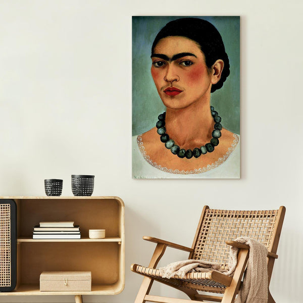 Quadro - Frida Kahlo – Self-Portrait with Beaded Necklace