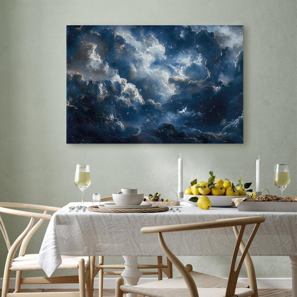 Quadro - Astronomical Wonders: Clouds and Stars in Harmonious Combination