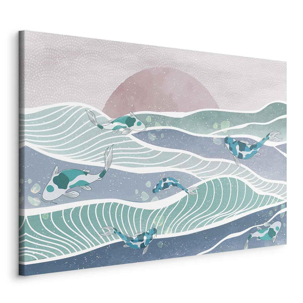 Quadro - Fish on the waves