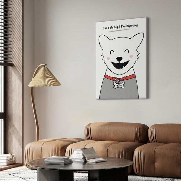 Quadro - Doggy Harry (1 Part) Vertical