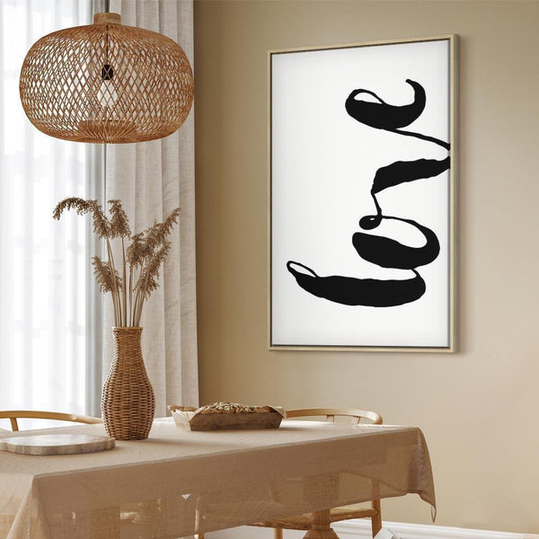 Quadro - Black Love (1 Part) Vertical