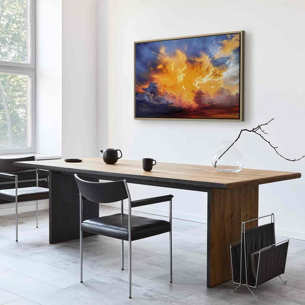 Quadro - Beautiful Sunset - Clouds in Warm Shades