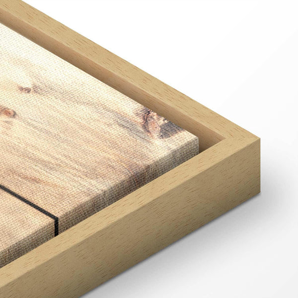 Quadro - World Map: Colourful Continents