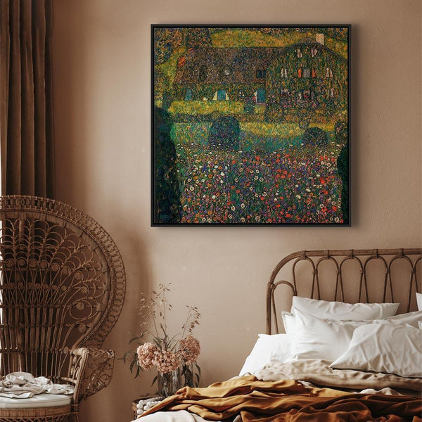 Quadro - Gustav Klimt – Country House on the Attersee Lake