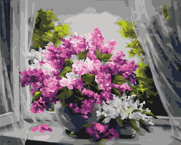 Quadro fai da te - Flowers in the window
