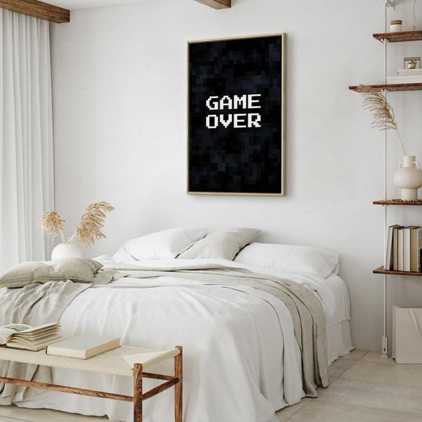 Quadro - Pixel Game Over