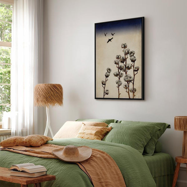 Quadro - Cotton Branches (1 Part) Vertical