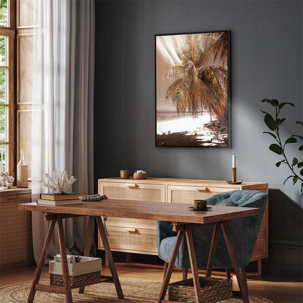 Quadro - Palm Shadow (1 Part) Vertical