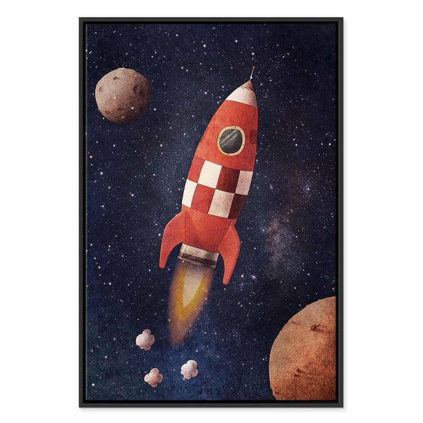 Quadro - Into the Unknown by Rocket (1 Part) Vertical