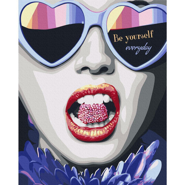 Quadro fai da te - Be Yourself Everyday