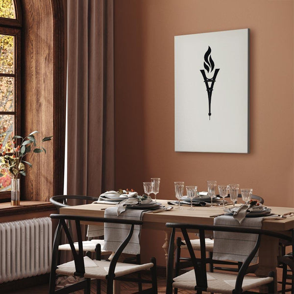 Quadro - Torch Shaped Like an Inverted Eiffel Tower